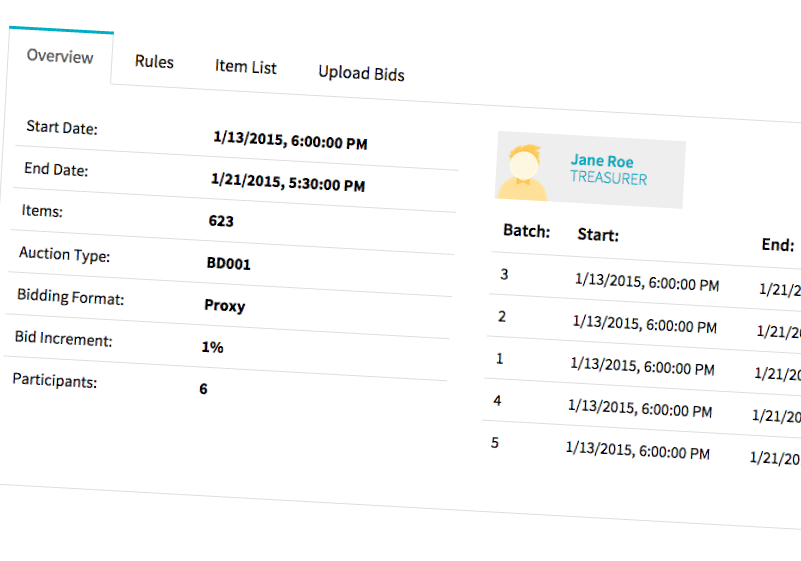 Learn More about The Auction Overview